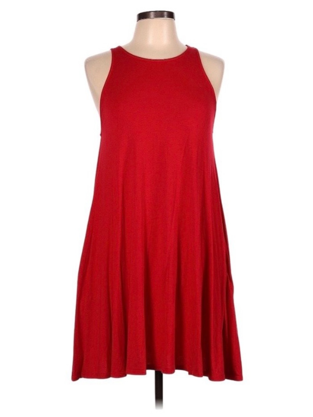 Lulus Tupelo Honey Sleeveless Mini Swing Dress with Pockets - Ref